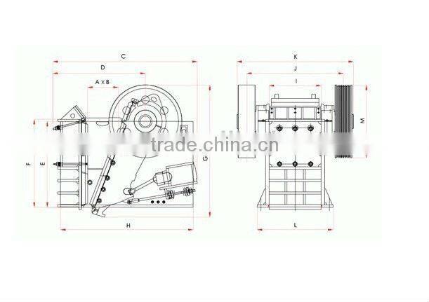 stone jaw crusher price (PE-1200*1500)