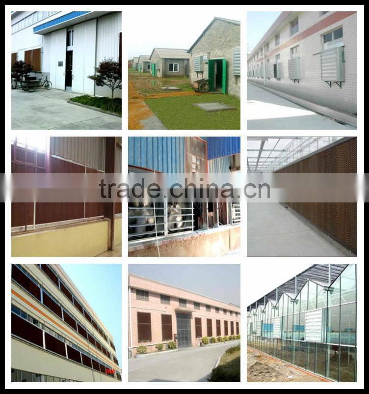 Size 1100*1100*400 mm 750W Exhaust Fan Power for Greenhouse