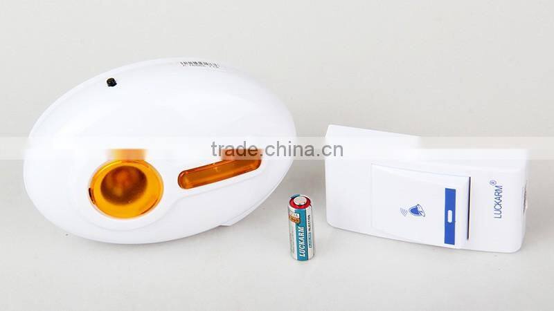 wholesale security system dog barking long range remote control wireless doorbell with lighting for home or office