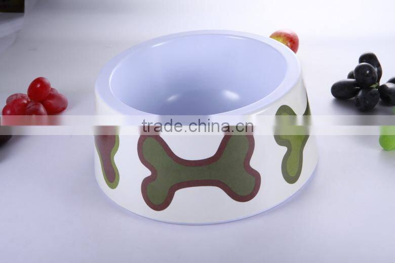 Easy to take 100% melamine heat resistant pet bowl pet feeding bowl
