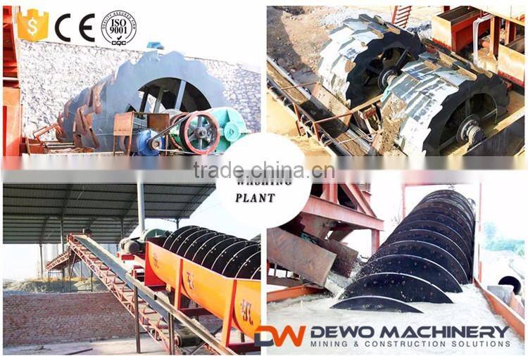 50-100tph Industrial Sand Washer Equipments Used for Sand Purity