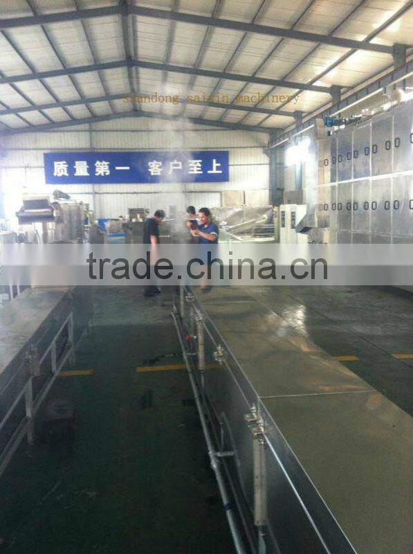 Full automatic industrial fried instant noodles making machinery