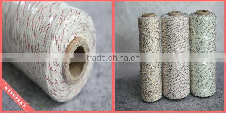 White cotton yarn for knitting socks