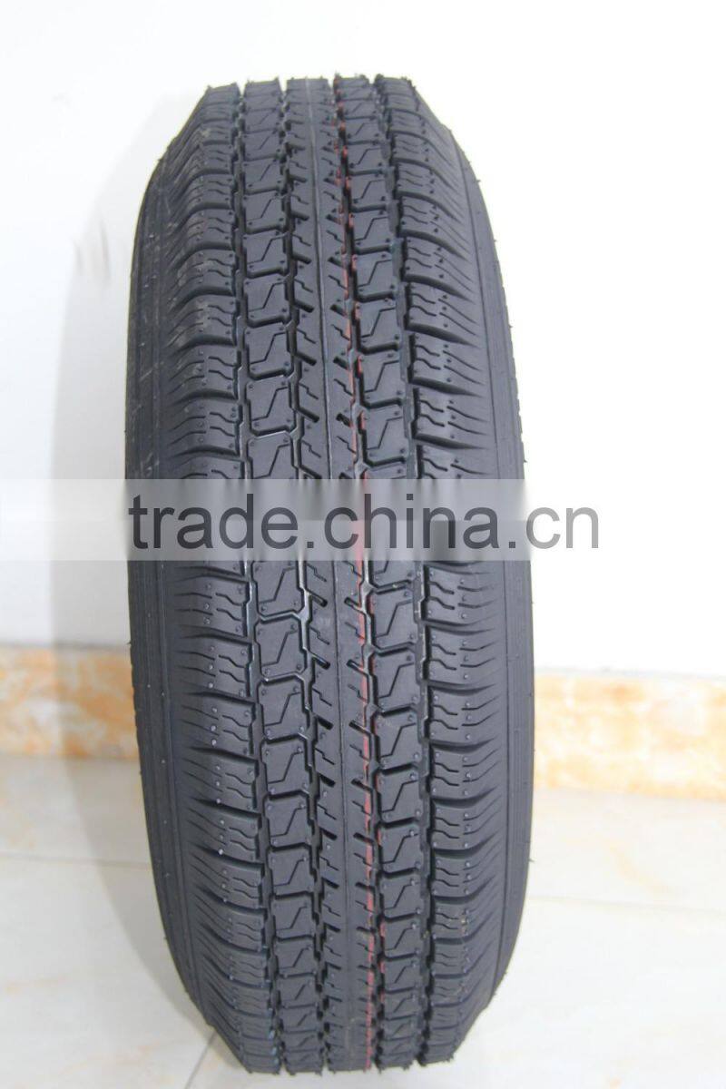 China tire manufacturer ST Bias caravan trailer tyre 175/80D13 205/75D14 205/75D15 225/75D15 235/80D16 trailer tire