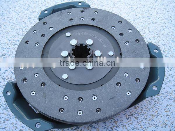 Clutch pressure plate and cover assembly for tractor
