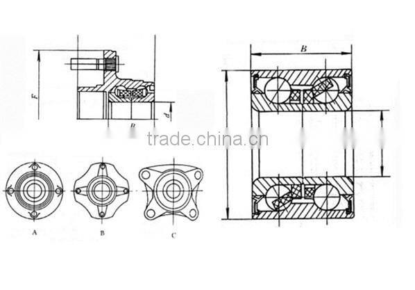 Chinese Factory Supply Dac43820045 Auto Wheel Double Row Bearing