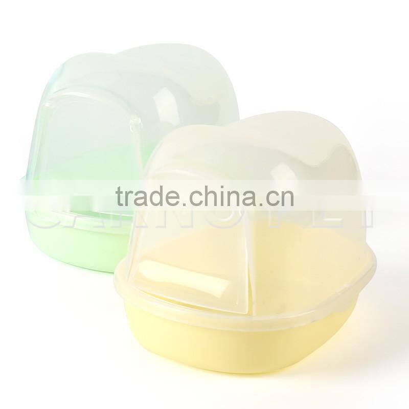 new design hamster products Portable colorful plastic bathroom for hamster