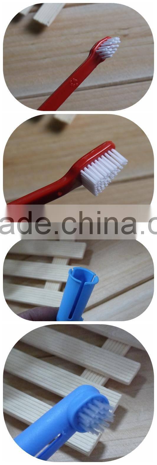 Pet teeth cleaning set dog teethebrush