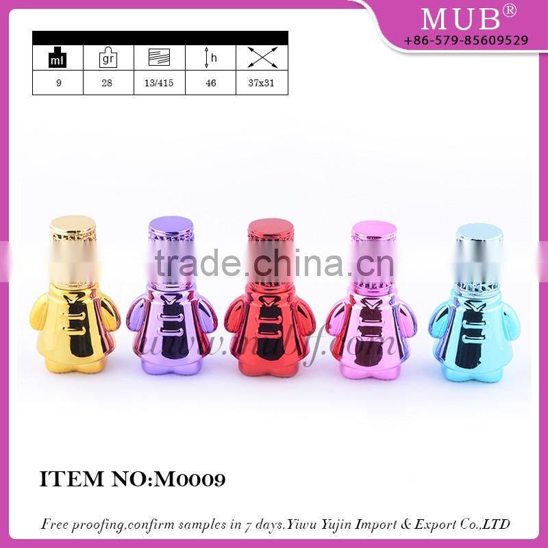 M0008 roll bottle glass bottle aluminum perfume bottle wholesale