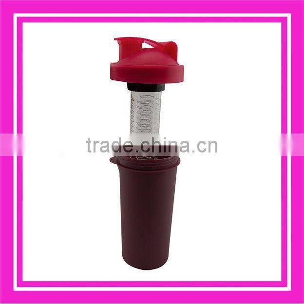 plastic fruit shaker bottle hot selling fruit juice bottle