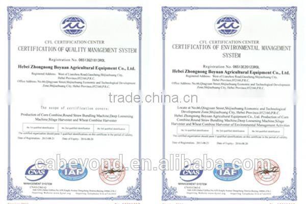 corn silage making machine cutting header