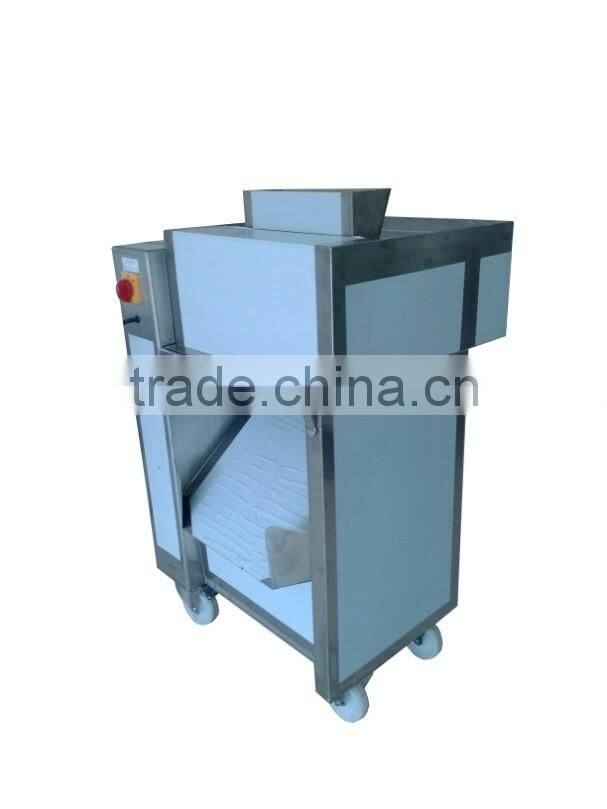 Frozen meat dicer machine