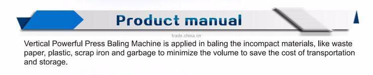 Filling at the price Hydraulic Tub-Type plastic baler for sale