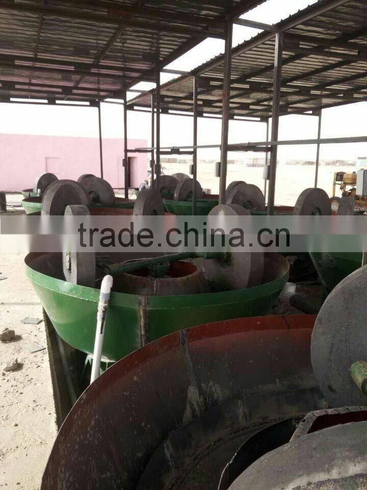 Gold ore grinding pan mill, Sudan Gold Wet Pan Mill Price
