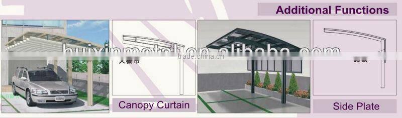 New Outdoor DIY Aluminum & PC sheet King Car Canopy
