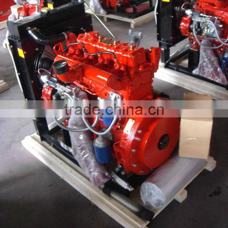 58HP fire fighting diesel engine with radiator 490