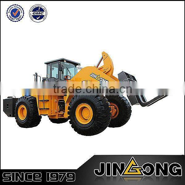 wheel loader with pallet fork JGM761FT28 Stone Forklift Loader Weichai Engine