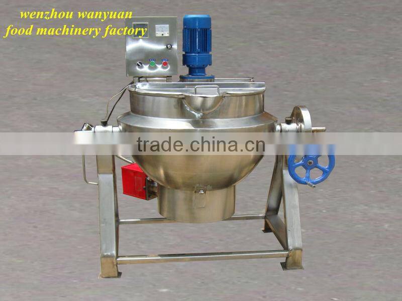 tilting cooking kettle nature gas heating jacketed kettle