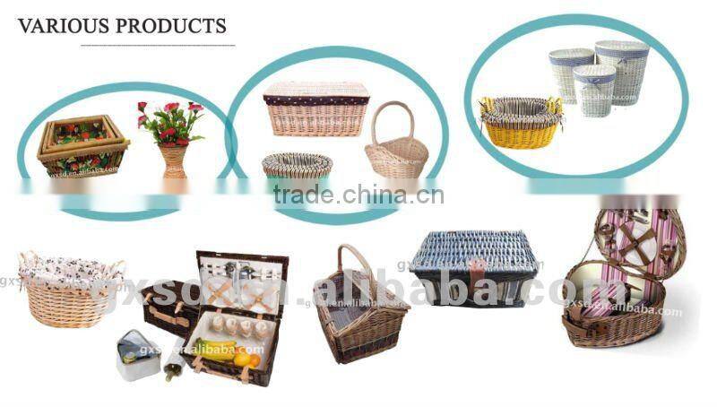 2015 Hot promotional new general style wicker storage basket