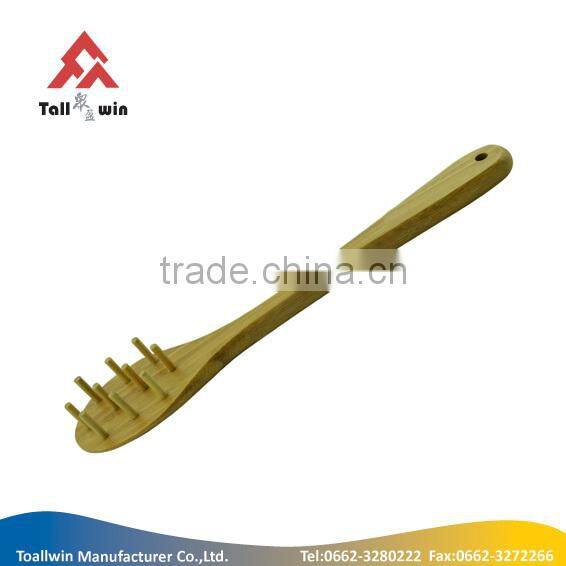 high quality bamboo multifunction kitchen tongs