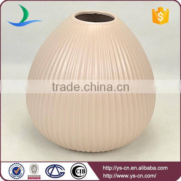 Factory wholesale cheap ceramic vase flower receptacle