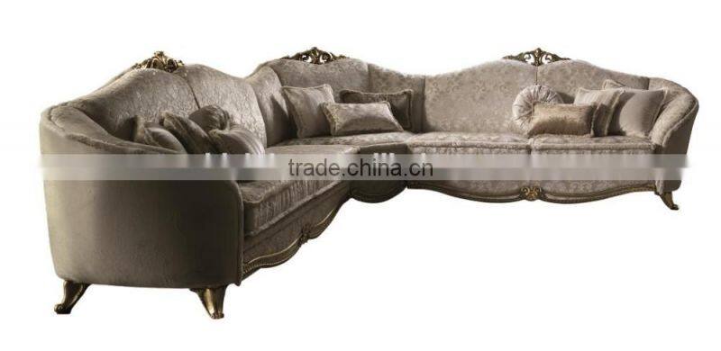 Italian Designed Promotional Upholstery Living Room Sofa/1+2+3 Living Room Sofa Set/European Living Room Furniture(MOQ=1 SET)
