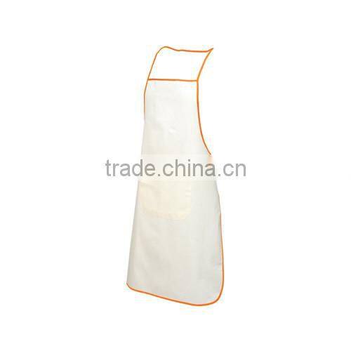 natual color apron with front pocket as promotion