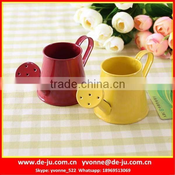 Metal Colorful Round Flower Pot