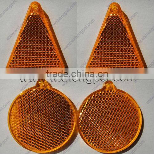 bear shaped warning sign/ owl reflector/ car reflector/ snowman reflect keychain/ round triangle reflector