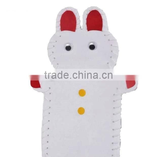 16053009 factory directly selling for Children handmade ready cutting felt hand puppet kit