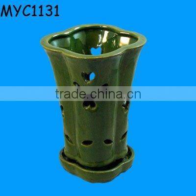 Indoor decorative ceramic orchid pot