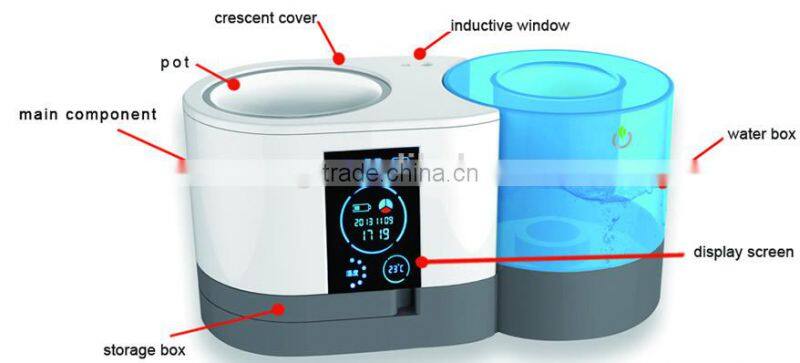 Multi-fcuntional Intelligent Flower Pot Pen Case Thermometer