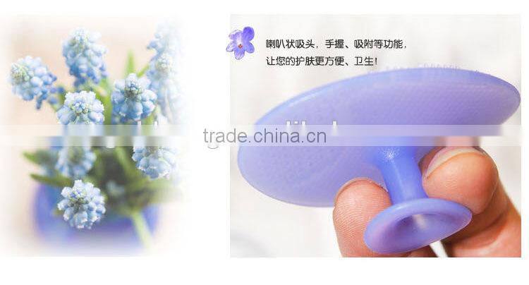 silicone beauty cleaning brush clean dead skin pores clean wash brush