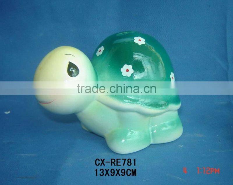 terra cotta rabbit design money bank-coin bank-ceramic rabbit bank for kid gift home decoration