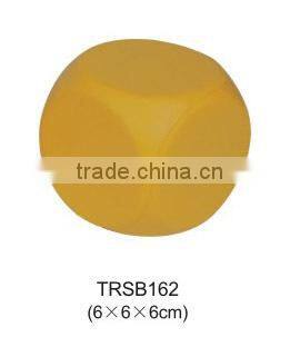 PU stress dice cube shape stress reliever/anti stress dice squeeze foam toy