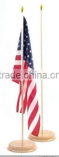 Popular wooden table flag base wholesale