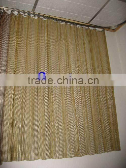 flexible, wave metal drapery stainless wire mesh