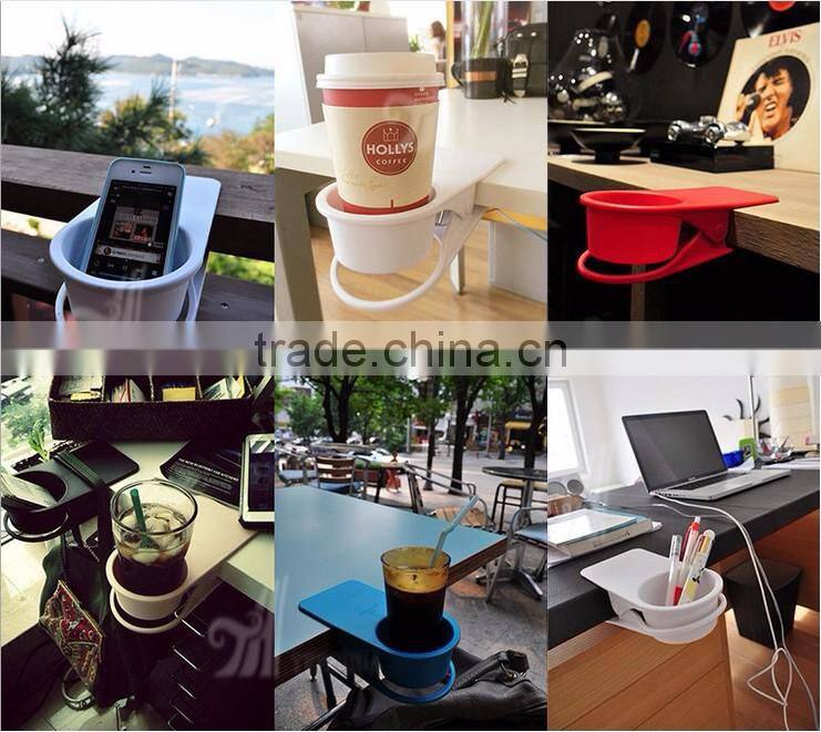 coffee cup holder wholesale custom table desk palstic ABS