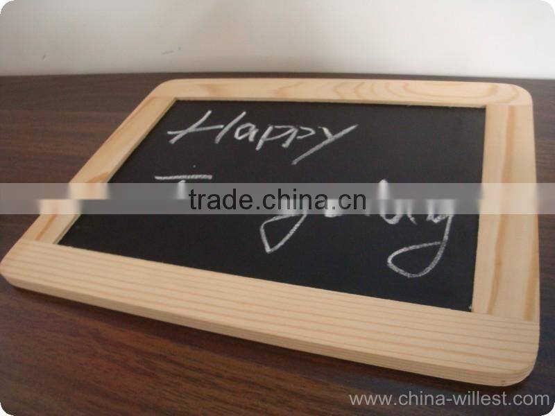 wooden chalkboard for students use