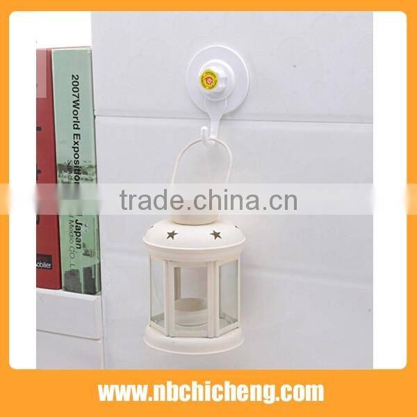 bathroom stronge hook vacuum single hook plastic hook with suction cup