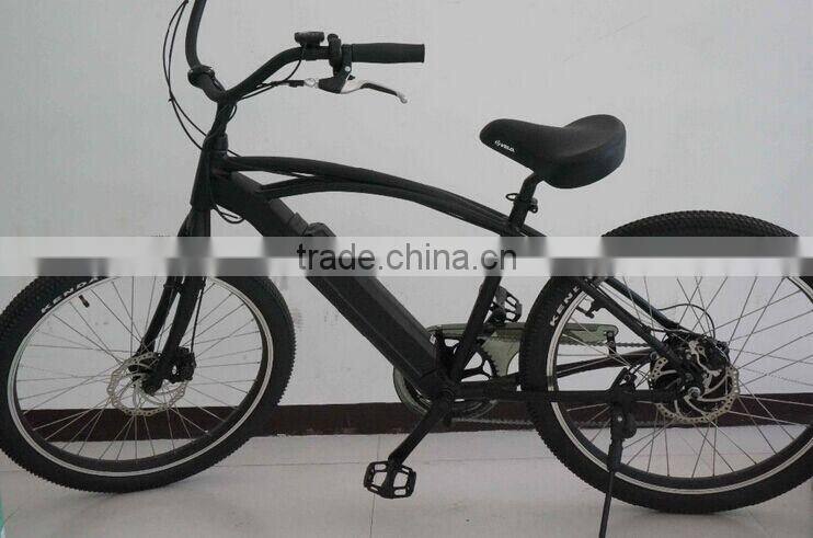 2017 Newly design 26 inch aluminum electric beach cruiser bike