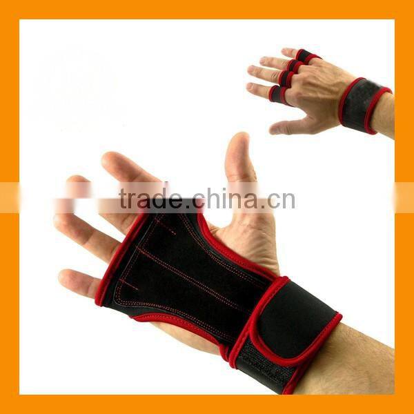 Neoprene Weight Lifting Callus Guard Glove With Wrist Support For WOD Body Building Bar and Ring Training
