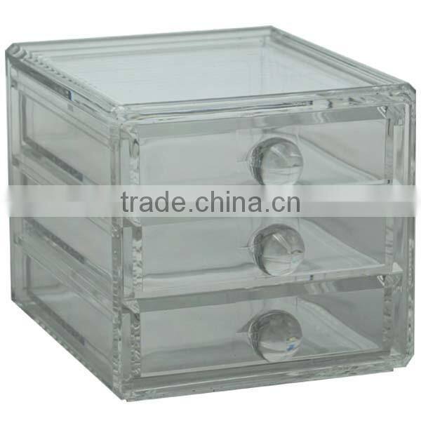 423358 clear acrylic compartment storage box