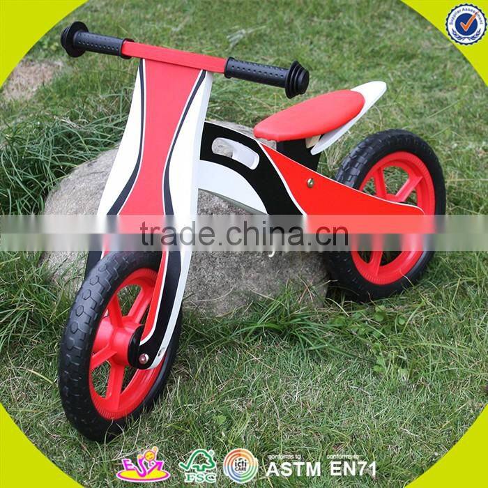 2017 New design wooden balance bike toy lovely wooden balance bike toy baby wooden balance bike toy W16C131