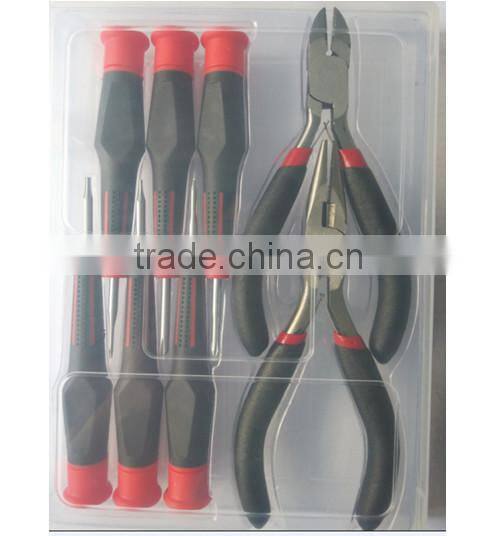 Promotional gift small tools kit Pliers and precision screwdrivers set