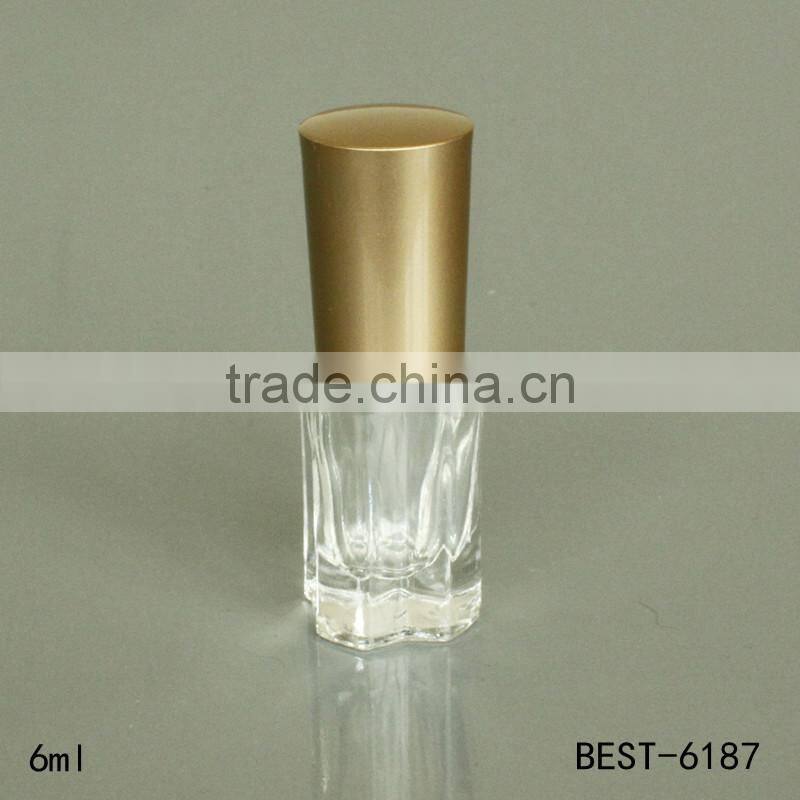 6ml unique nail polish bottle design with cap