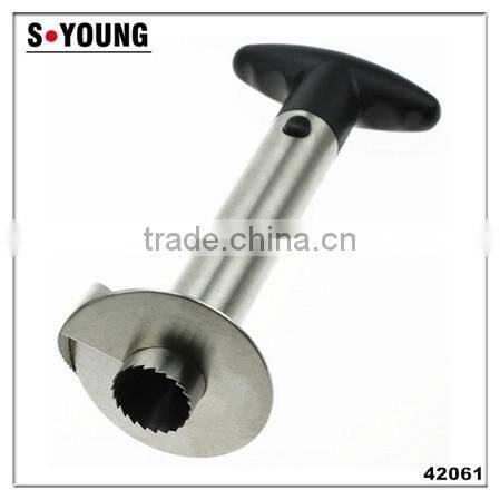 42061 Easy Cooking Tool Stainless Steel Pineapple Peeler Corer Slicer With Colorful Handles