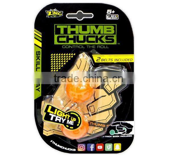 New Fidget Toys Begleri Thumb Chucks Finger Yoyo Anti Stress Toy yoyo Ball Glow In The Dark