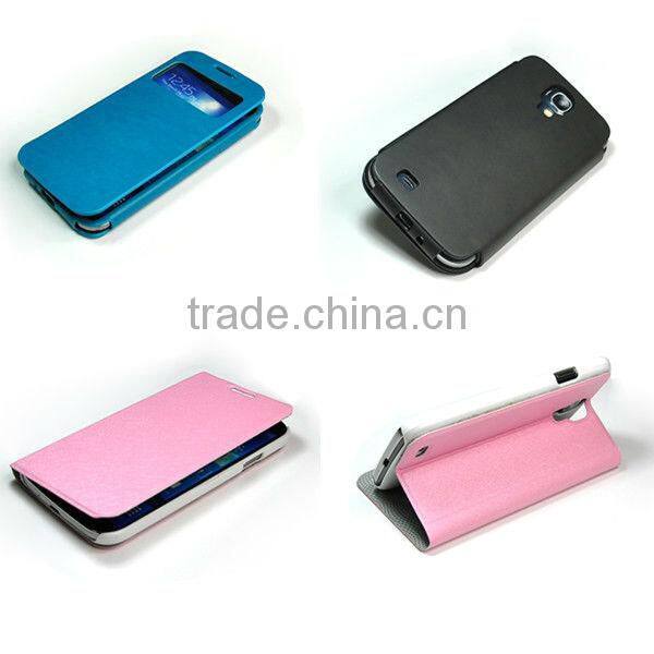 Excellent Leather Flip Wallet for Samsung Galaxy S4 S IV i9500 Pouch Case Cover,Case forsamsung galaxy s4