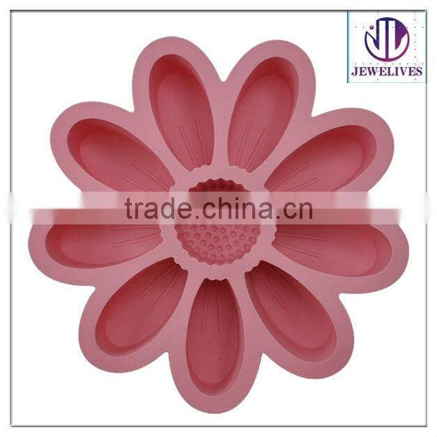 Manufacturer food grade fancy silicone flowerpot cake mould